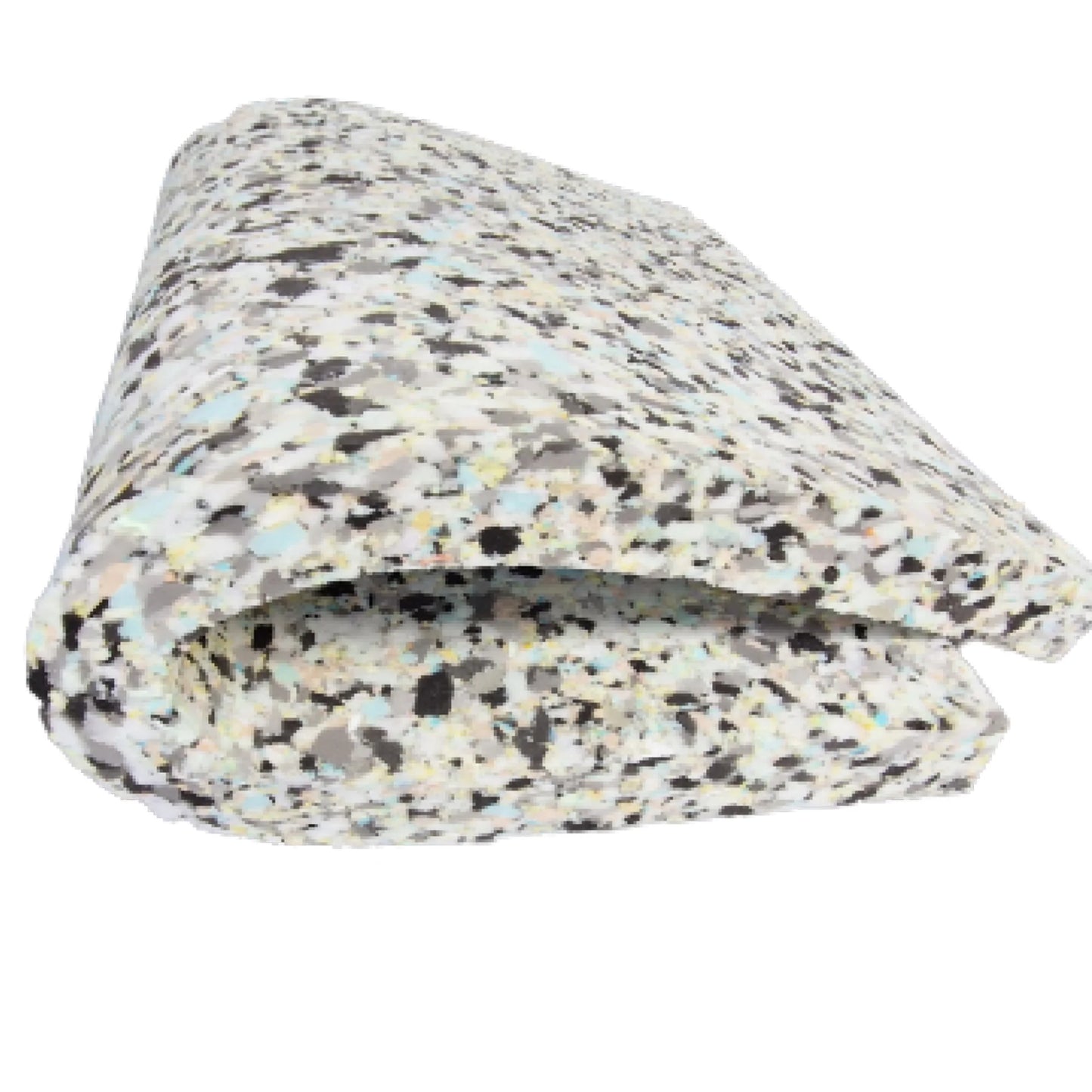 Re-bonded foam sheets cut at 70 inch by 30 inch with various depths