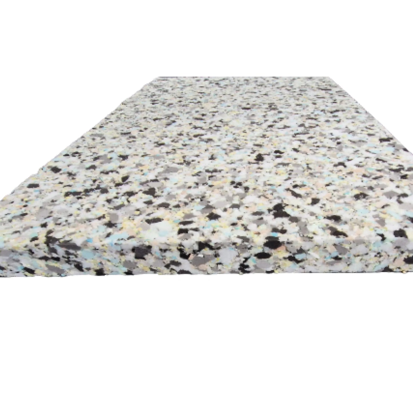 Re-bonded foam sheets cut at 70 inch by 30 inch with various depths