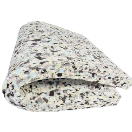 Re-bonded foam sheets cut at 60 inch by 20 inch with various depths