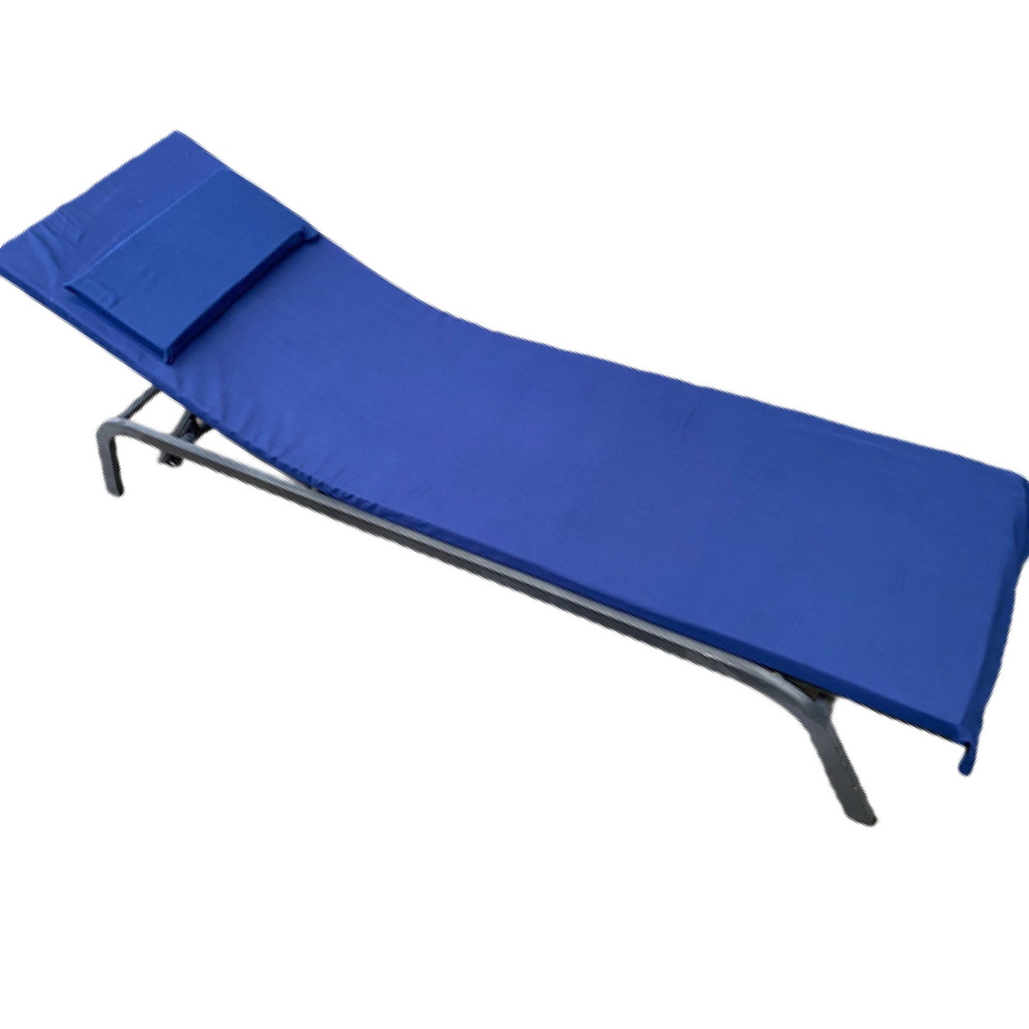 Sun Lounger Garden Furniture Cushion, Outdoor Seating Pad with Headrest