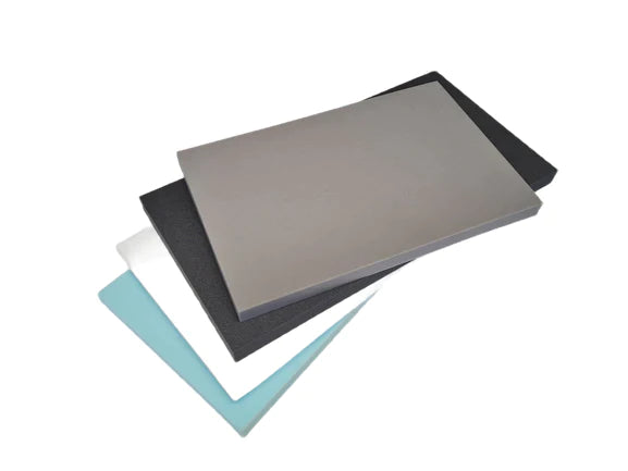 Medium density foam sheet cut at 50 inch by 20 inch with various depths