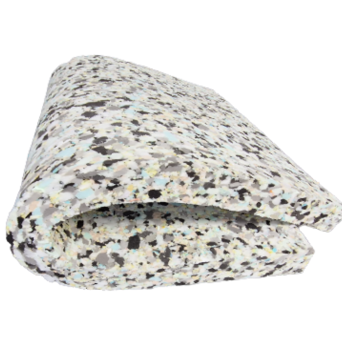 Re-bonded foam sheets cut at 70 inch by 20 inch with various depths